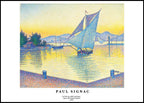 "Paul Signac - Le Port au soleil couchant Opus 236 Poster"