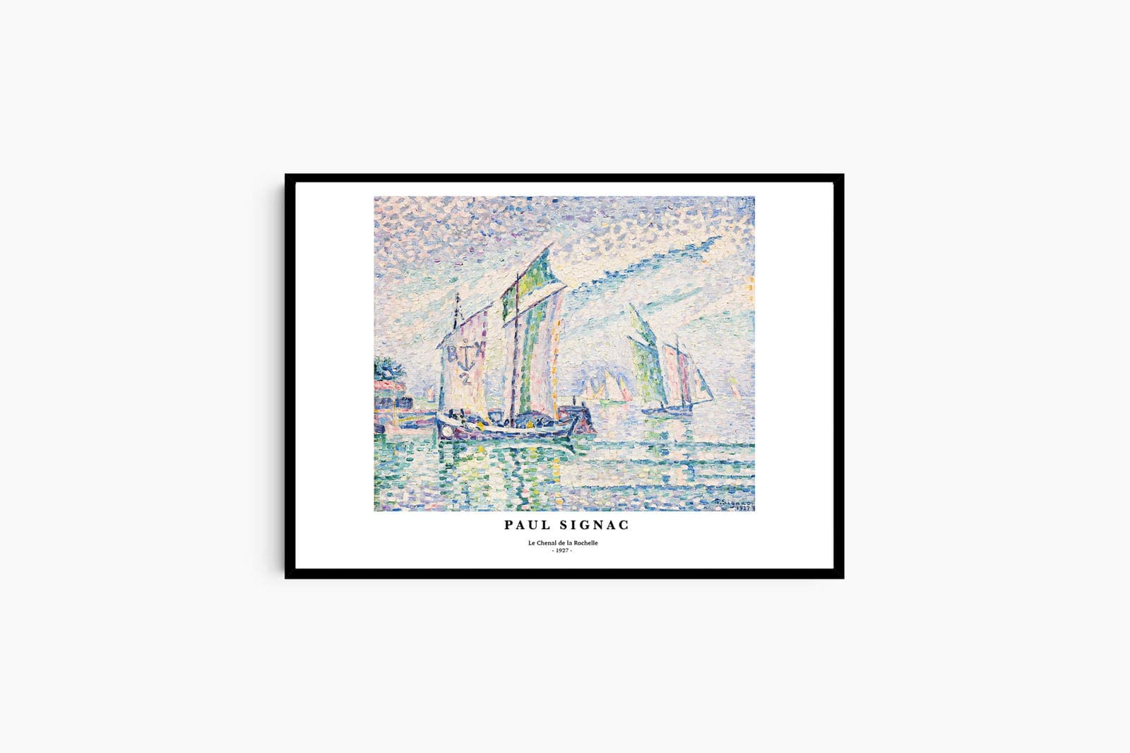 "Paul Signac - Le Chenal de la Rochelle Poster"