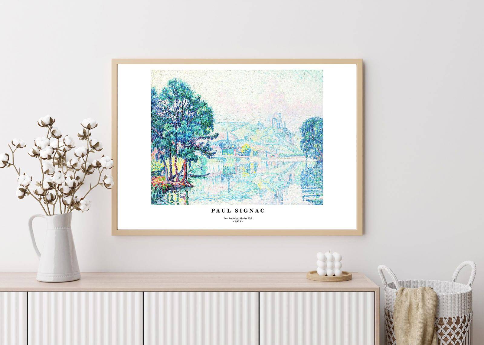 "Paul Signac - Les Andelys. Matin. Ete Poster"