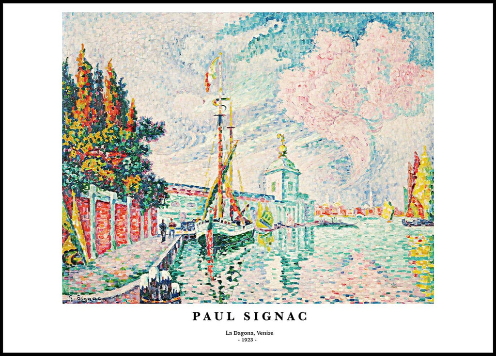 "Paul Signac - La Dagona, Venise Poster"