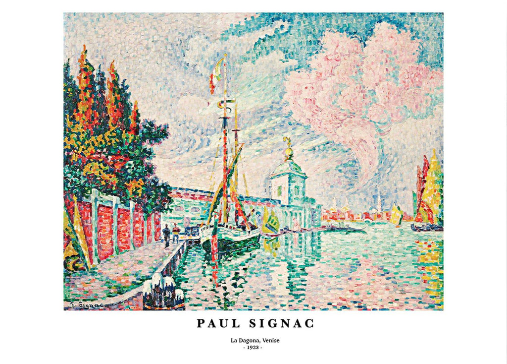 "Paul Signac - La Dagona, Venise Poster"