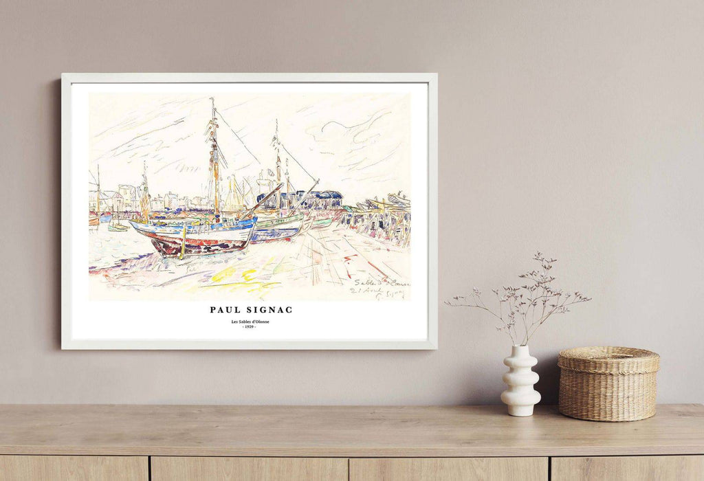 "Paul Signac - Les Sables d'Olonne Poster"