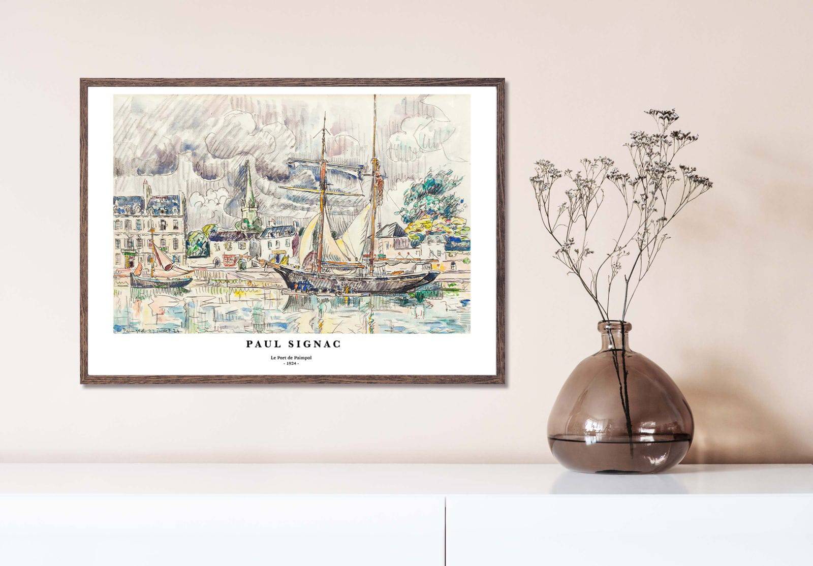 "Paul Signac - Le Port de Paimpol Poster"