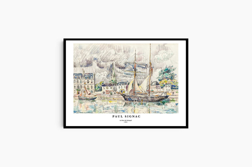 "Paul Signac - Le Port de Paimpol Poster"
