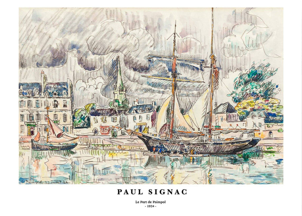 "Paul Signac - Le Port de Paimpol Poster"