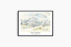"Paul Signac - Les Alpilles Vue Depuis Saint-Rémy-De-Provence Poster"