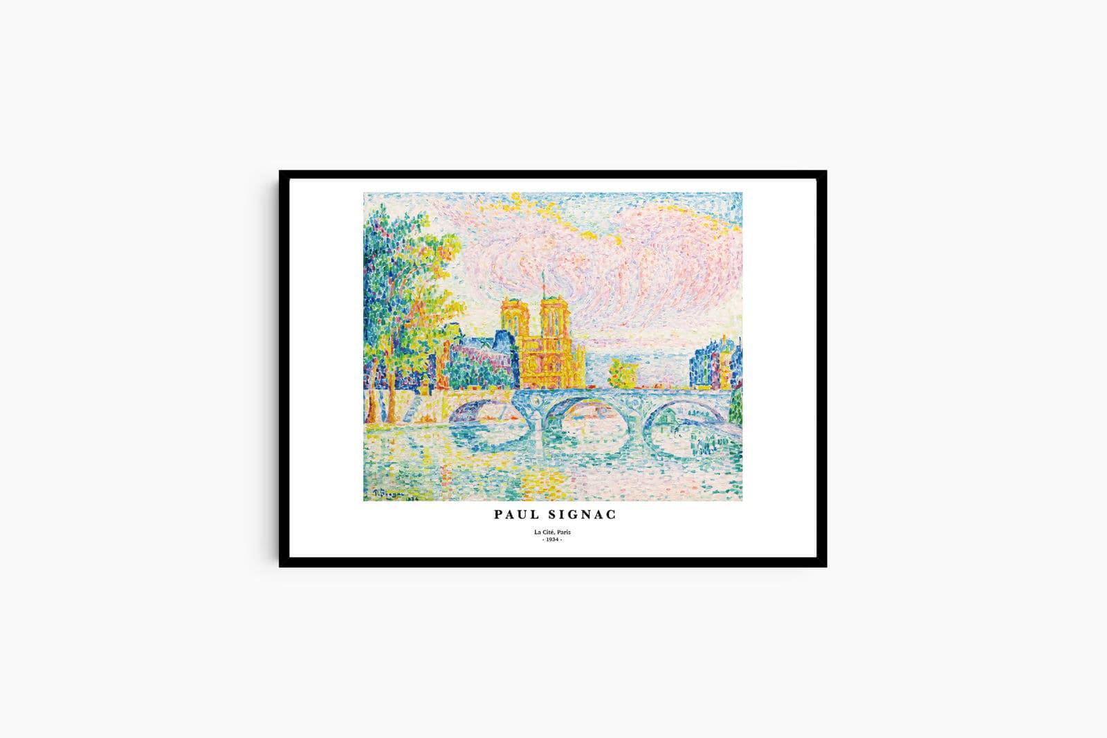 "Paul Signac - La Cité, Paris Poster"