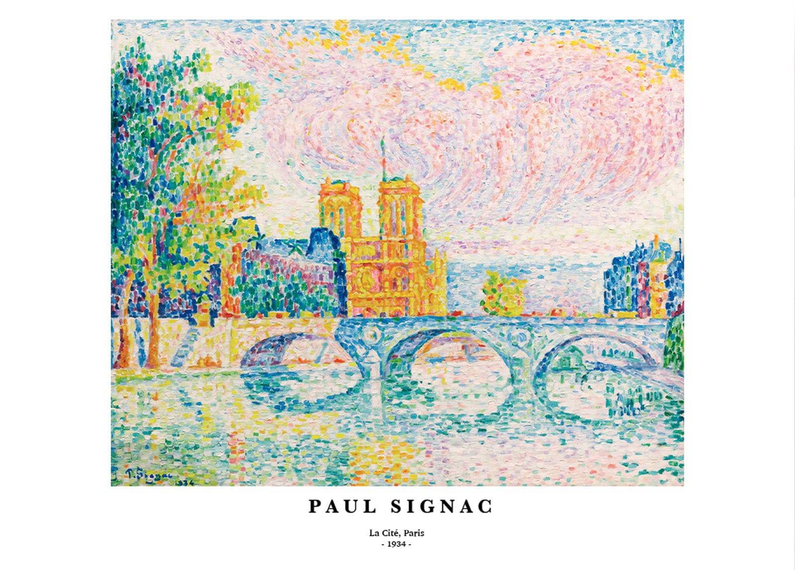 "Paul Signac - La Cité, Paris Poster"