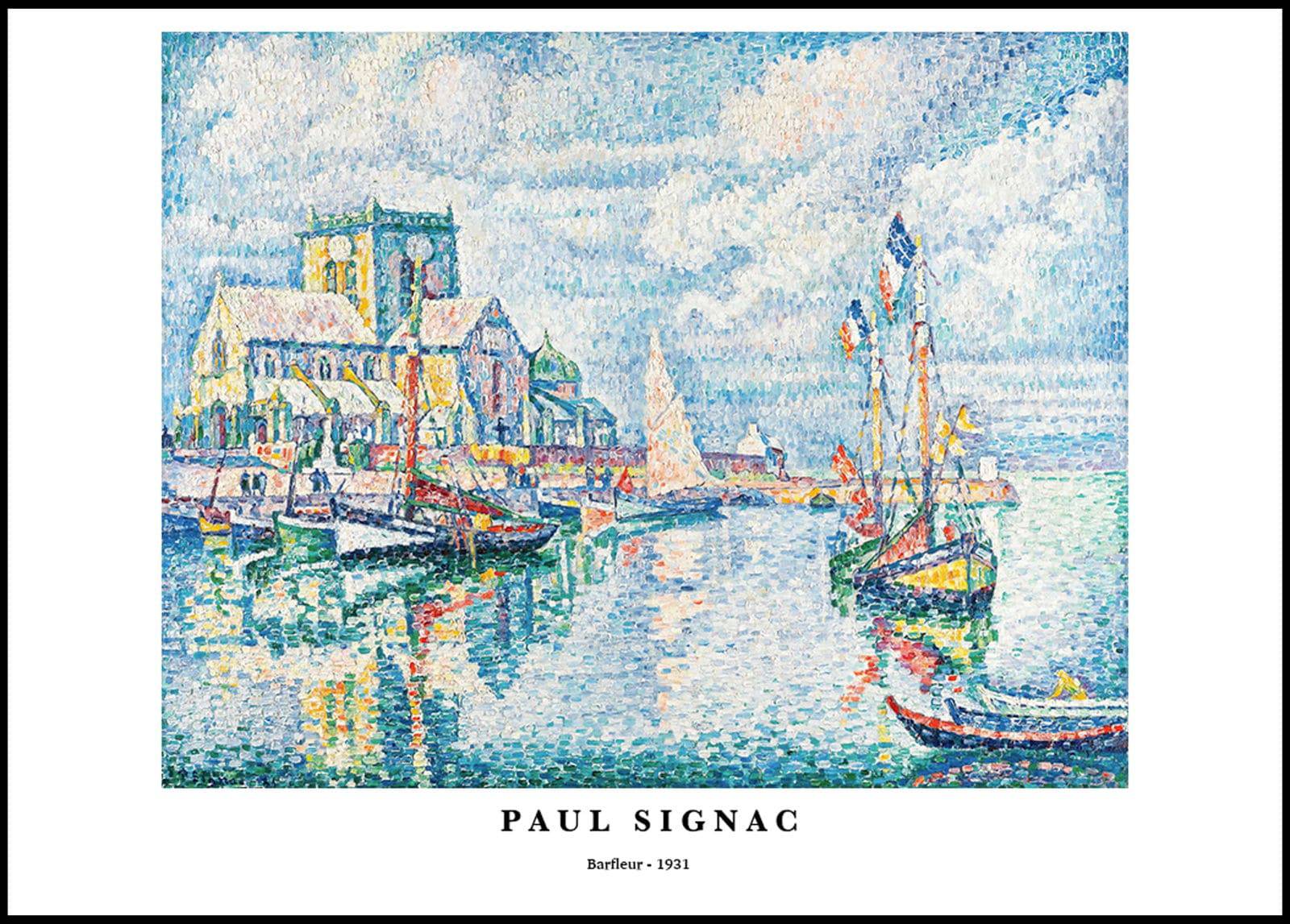 "Paul Signac - Barfleur Poster"