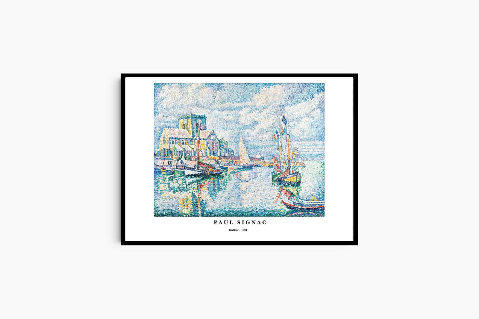 "Paul Signac - Barfleur Poster"