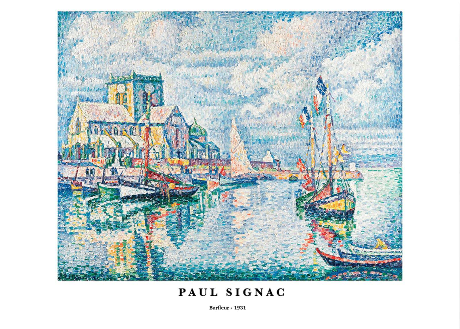"Paul Signac - Barfleur Poster"