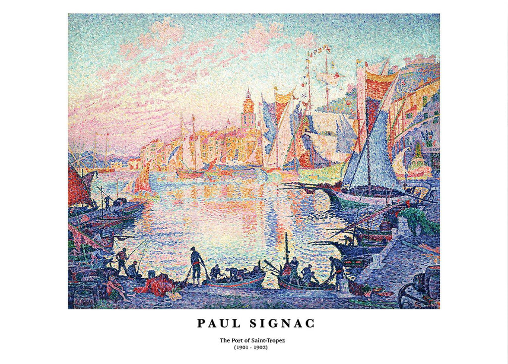 "Paul Signac - The Port of Saint Tropez Poster"