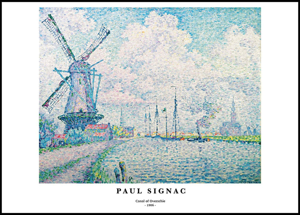 "Paul Signac - Canal of Overschie Poster"