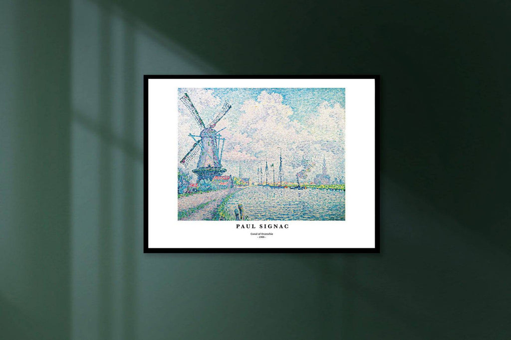 "Paul Signac - Canal of Overschie Poster"