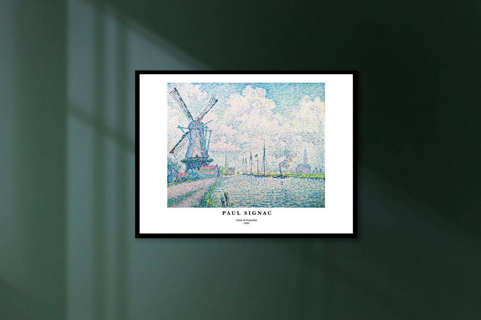 "Paul Signac - Canal of Overschie Poster"