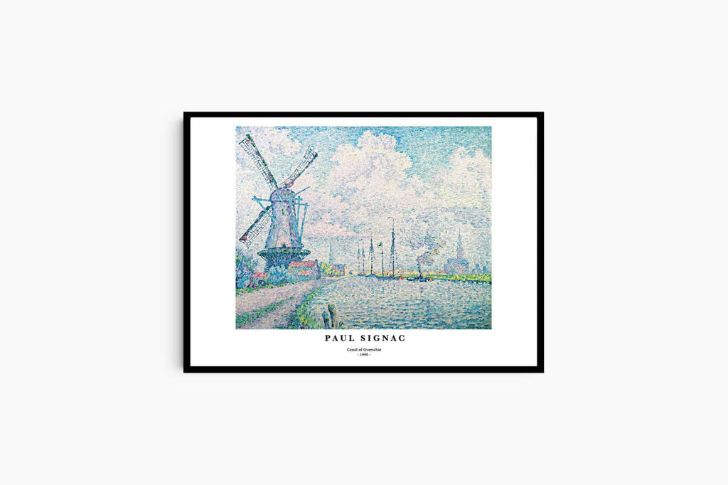 "Paul Signac - Canal of Overschie Poster"