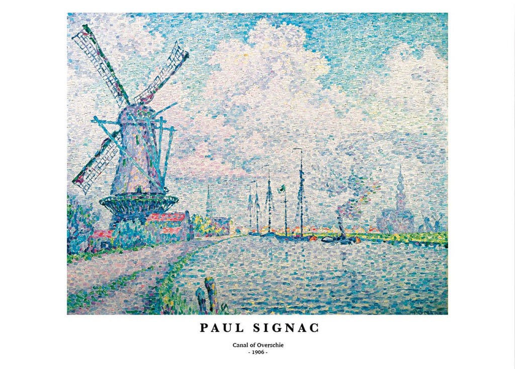 "Paul Signac - Canal of Overschie Poster"