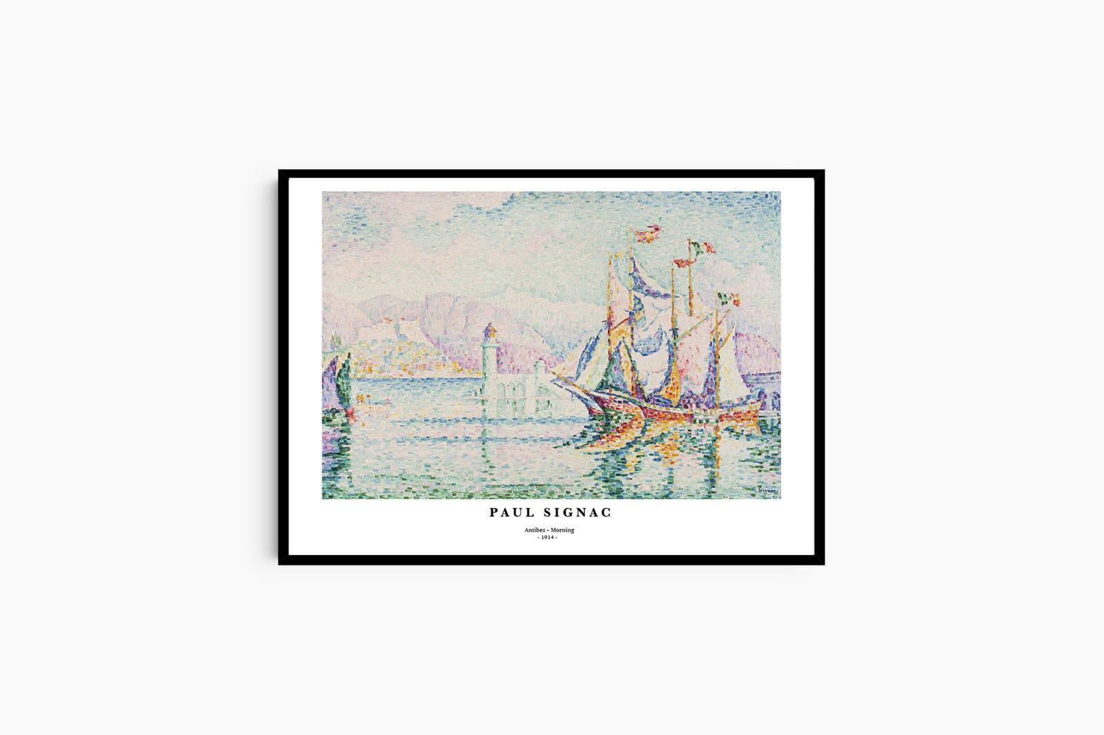 "Paul Signac - Antibes - Morning Poster"