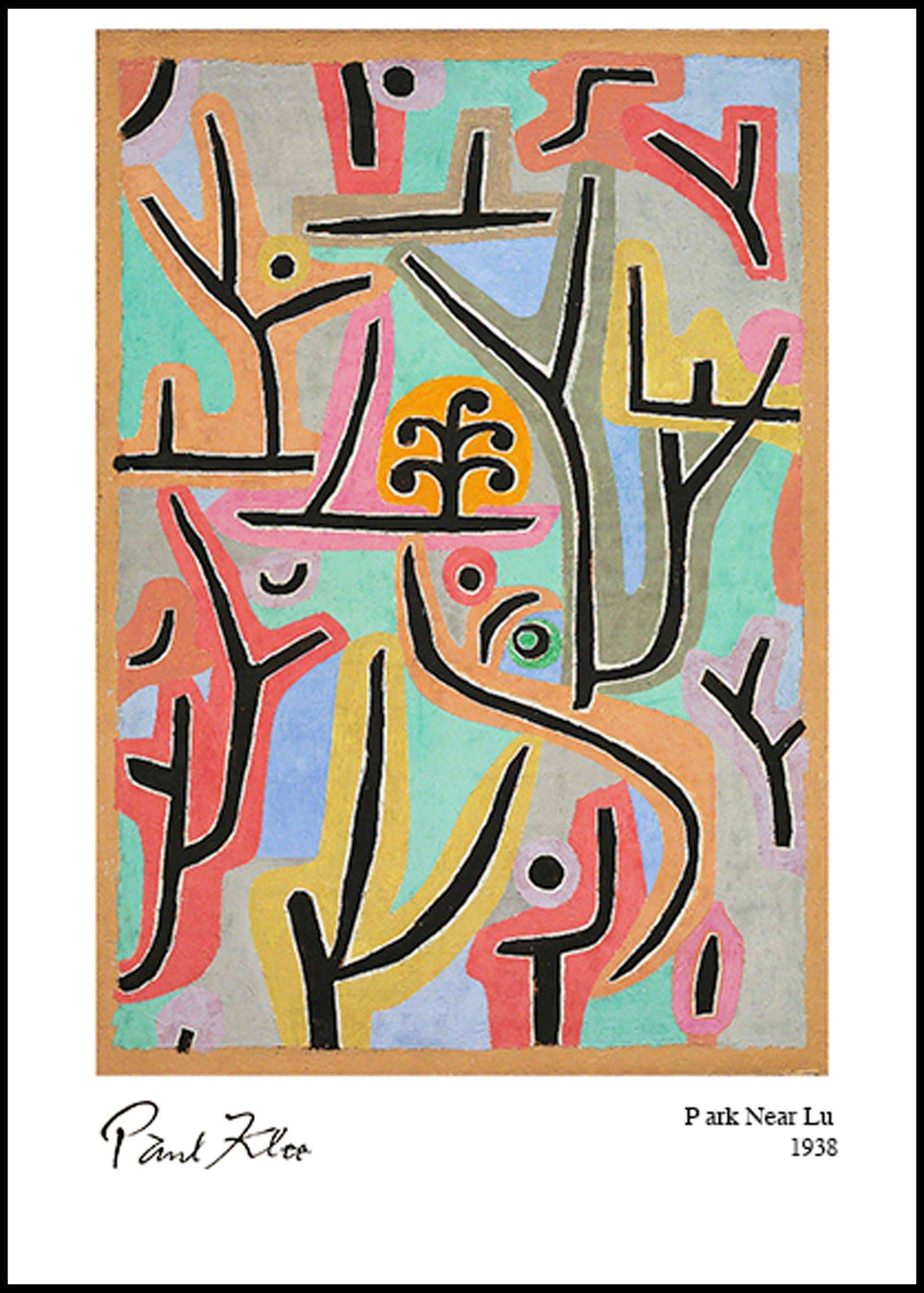 "Paul Klee - Park Near Lu Poster"