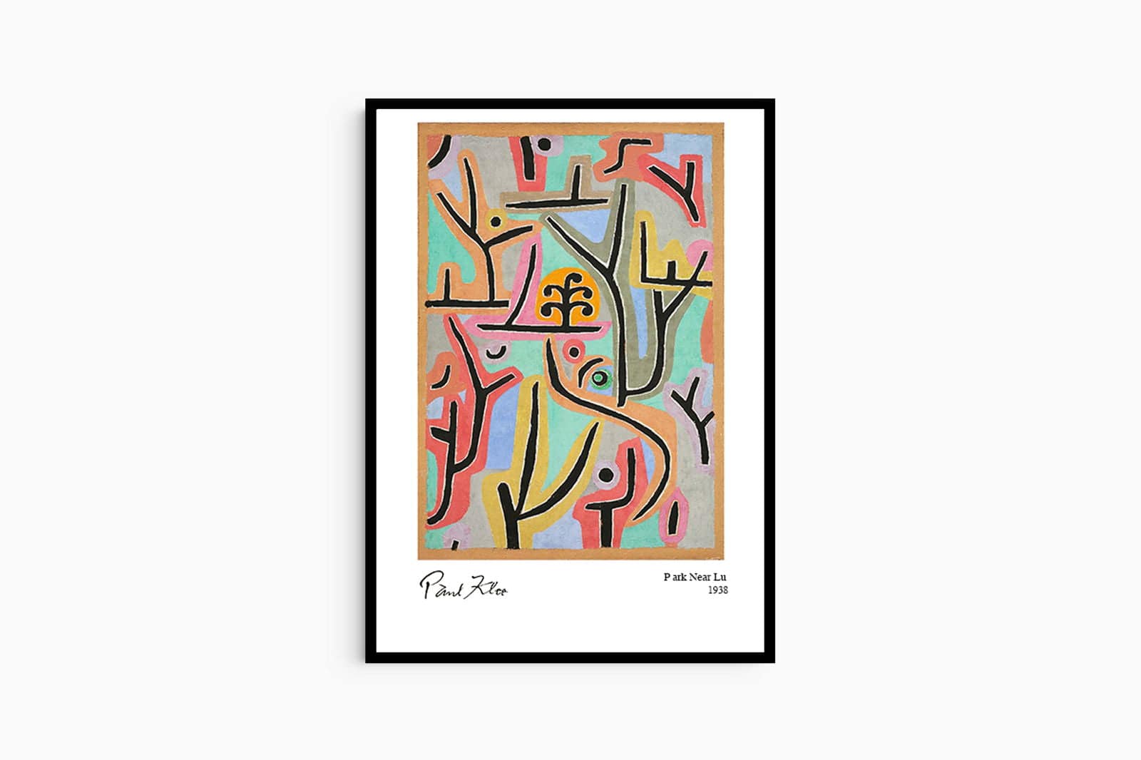 "Paul Klee - Park Near Lu Poster"