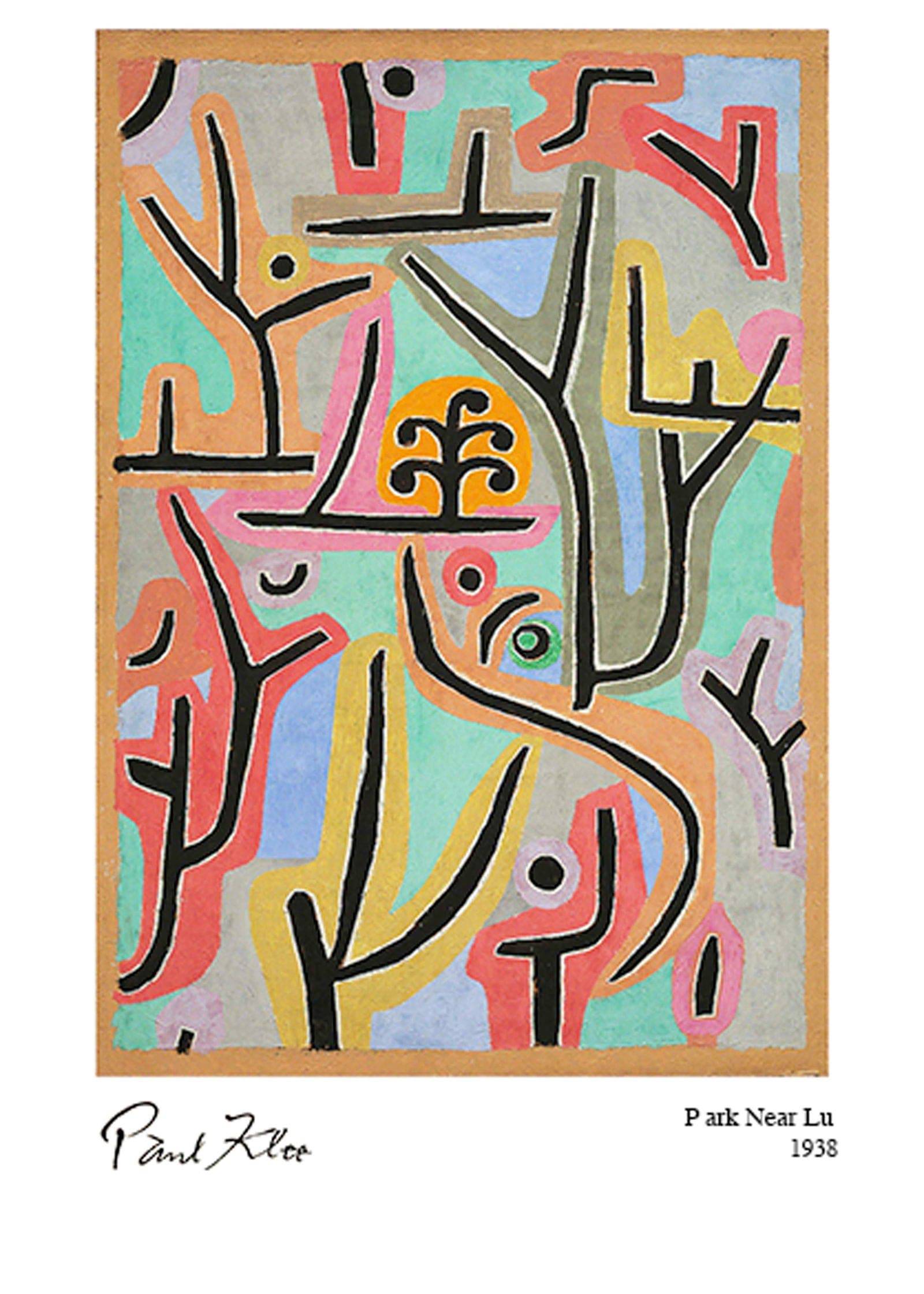 "Paul Klee - Park Near Lu Poster"
