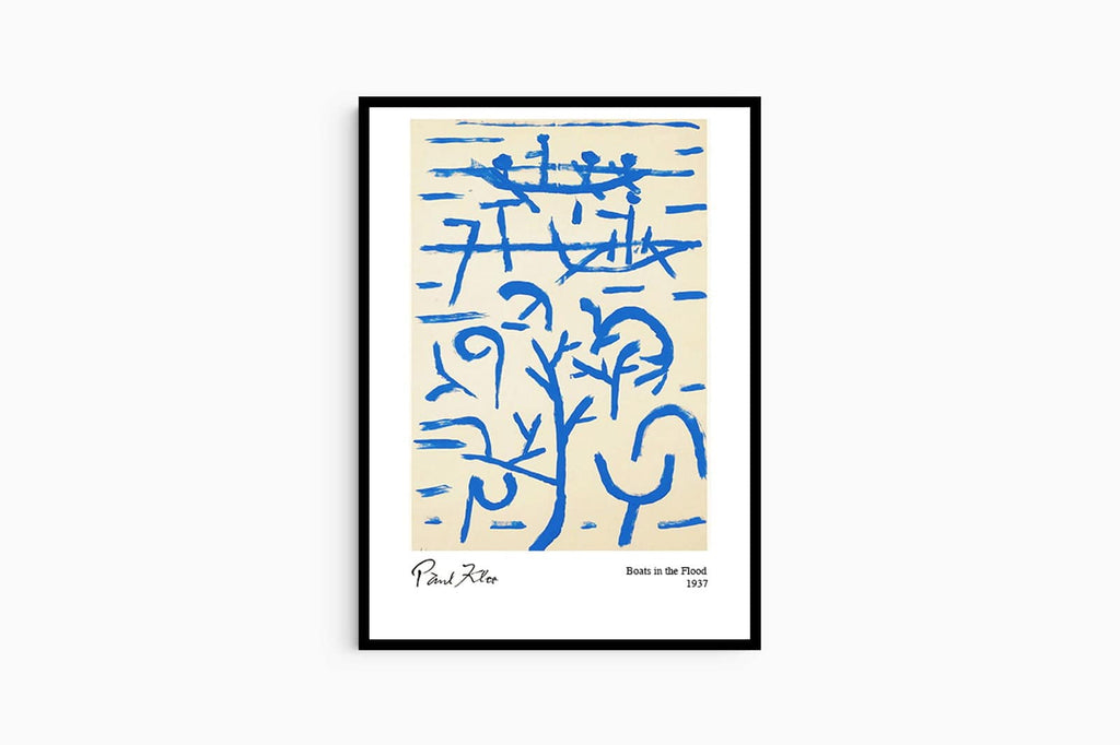 "Paul Klee - Boats in the Flood Poster"