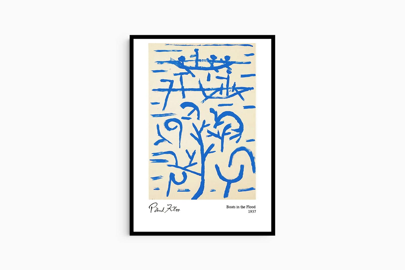 "Paul Klee - Boats in the Flood Poster"