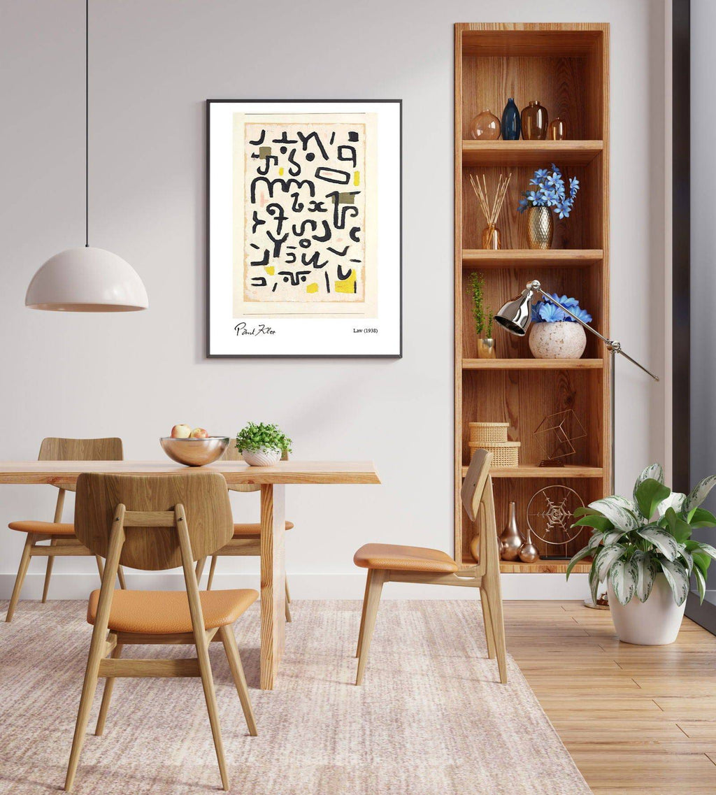 "Paul Klee - Law Poster"