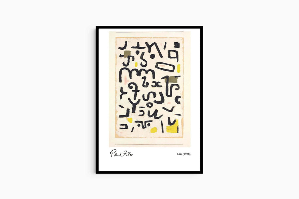 "Paul Klee - Law Poster"
