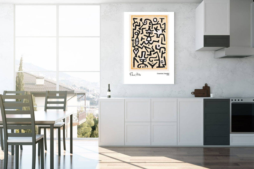 "Paul Klee - Comedians' Handbill Poster"