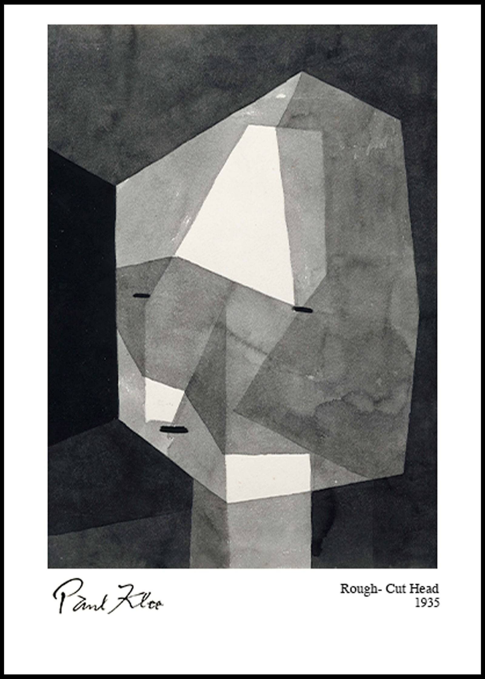 "Paul Klee - Rough Cut Head Poster"