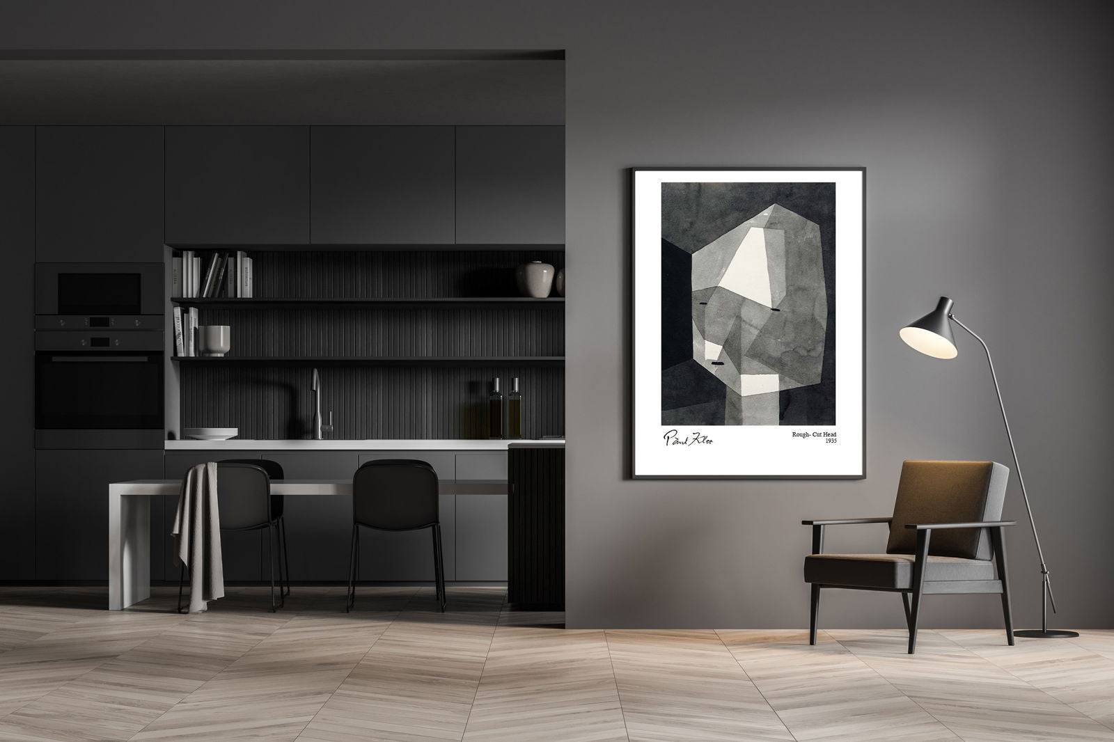 "Paul Klee - Rough Cut Head Poster"