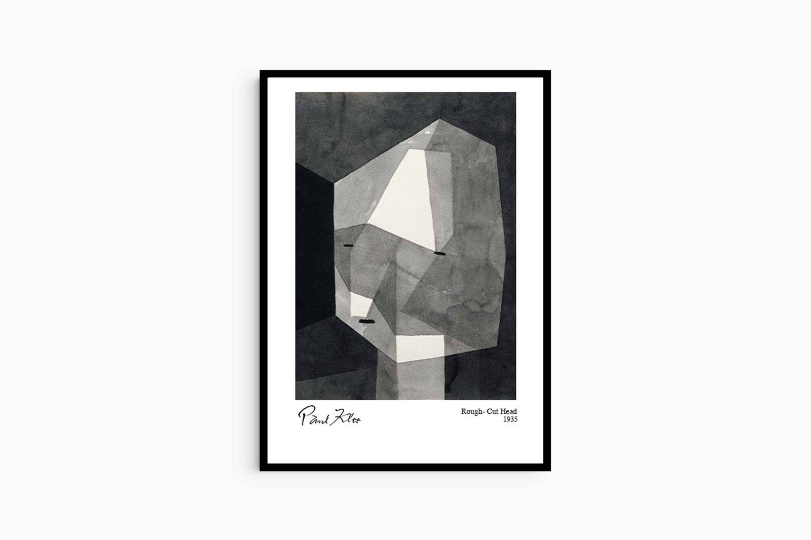 "Paul Klee - Rough Cut Head Poster"