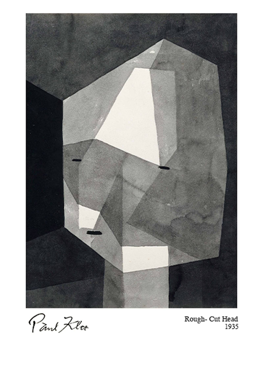 "Paul Klee - Rough Cut Head Poster"