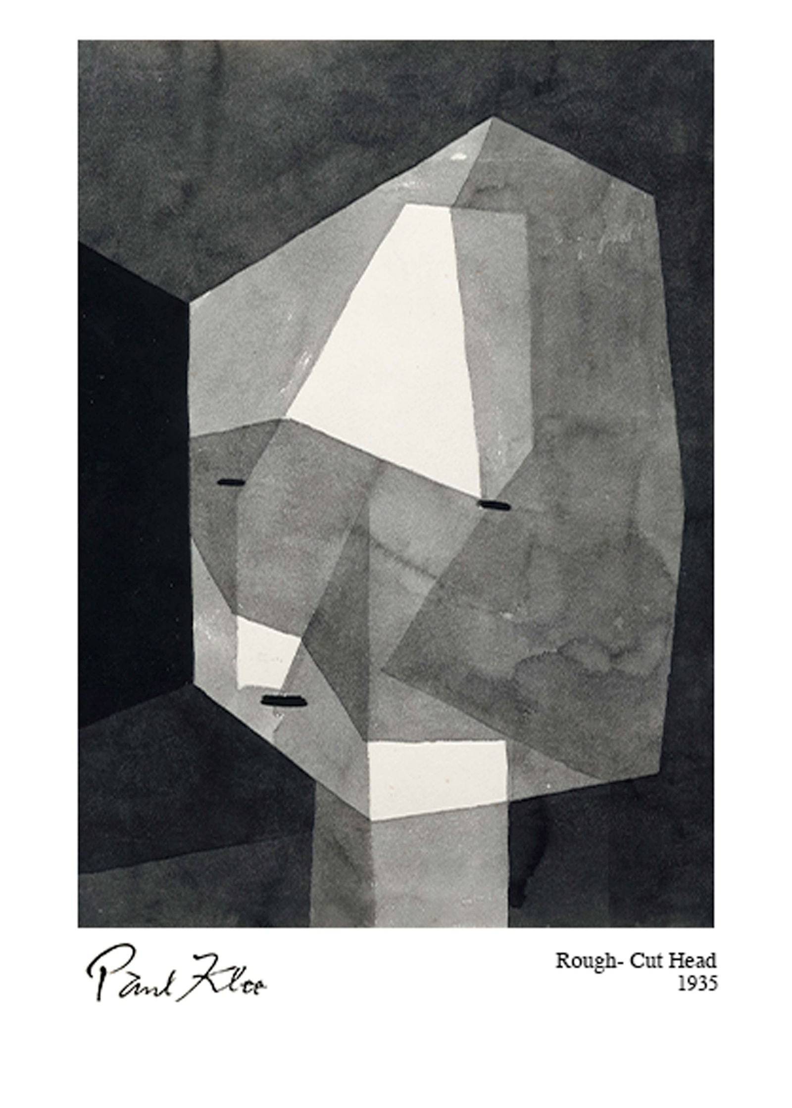 "Paul Klee - Rough Cut Head Poster"