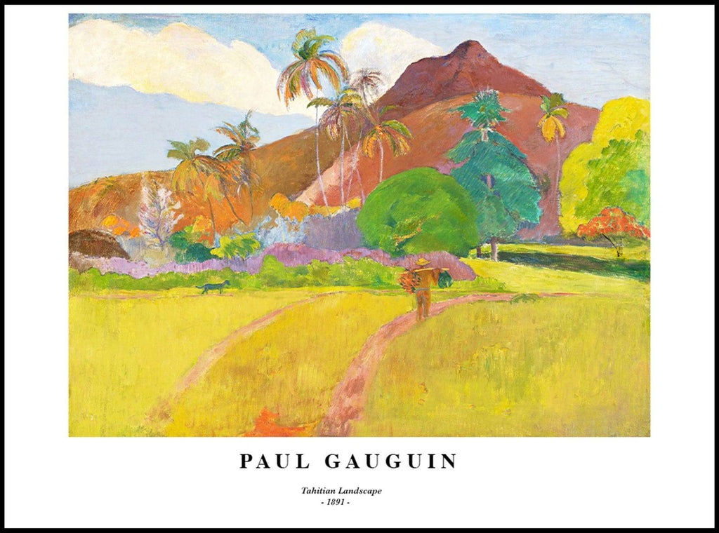 "Paul Gauguin - Tahitian Landscape No 1 Poster"