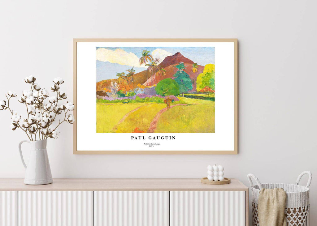 "Paul Gauguin - Tahitian Landscape No 1 Poster"