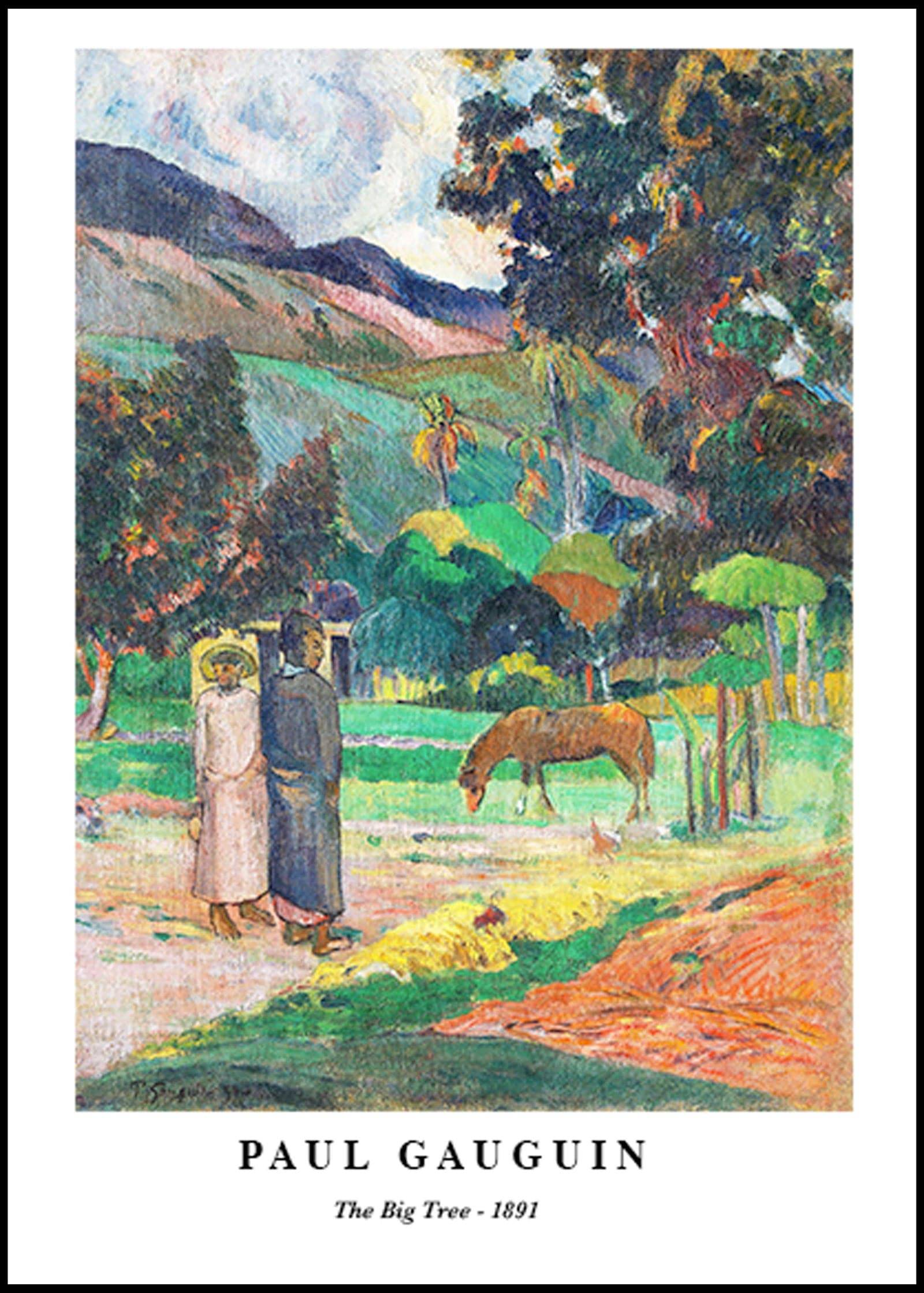 "Paul Gauguin- The Big Tree Poster"