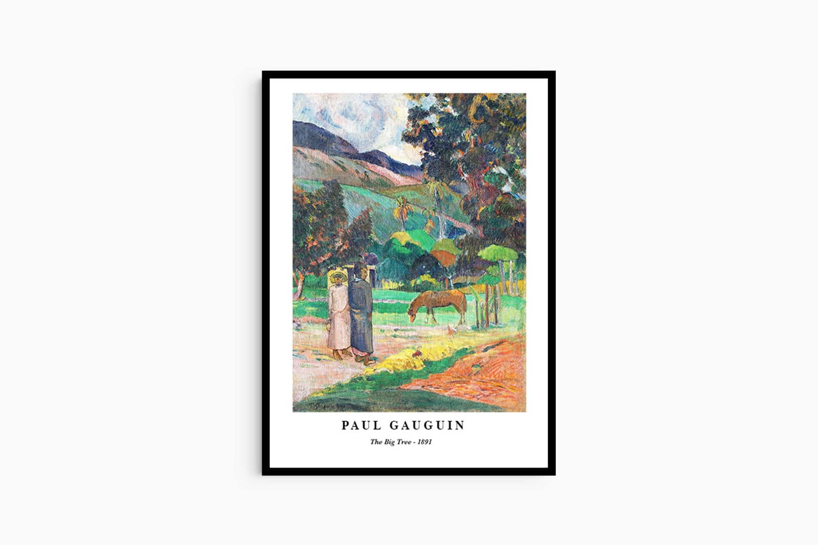 "Paul Gauguin- The Big Tree Poster"
