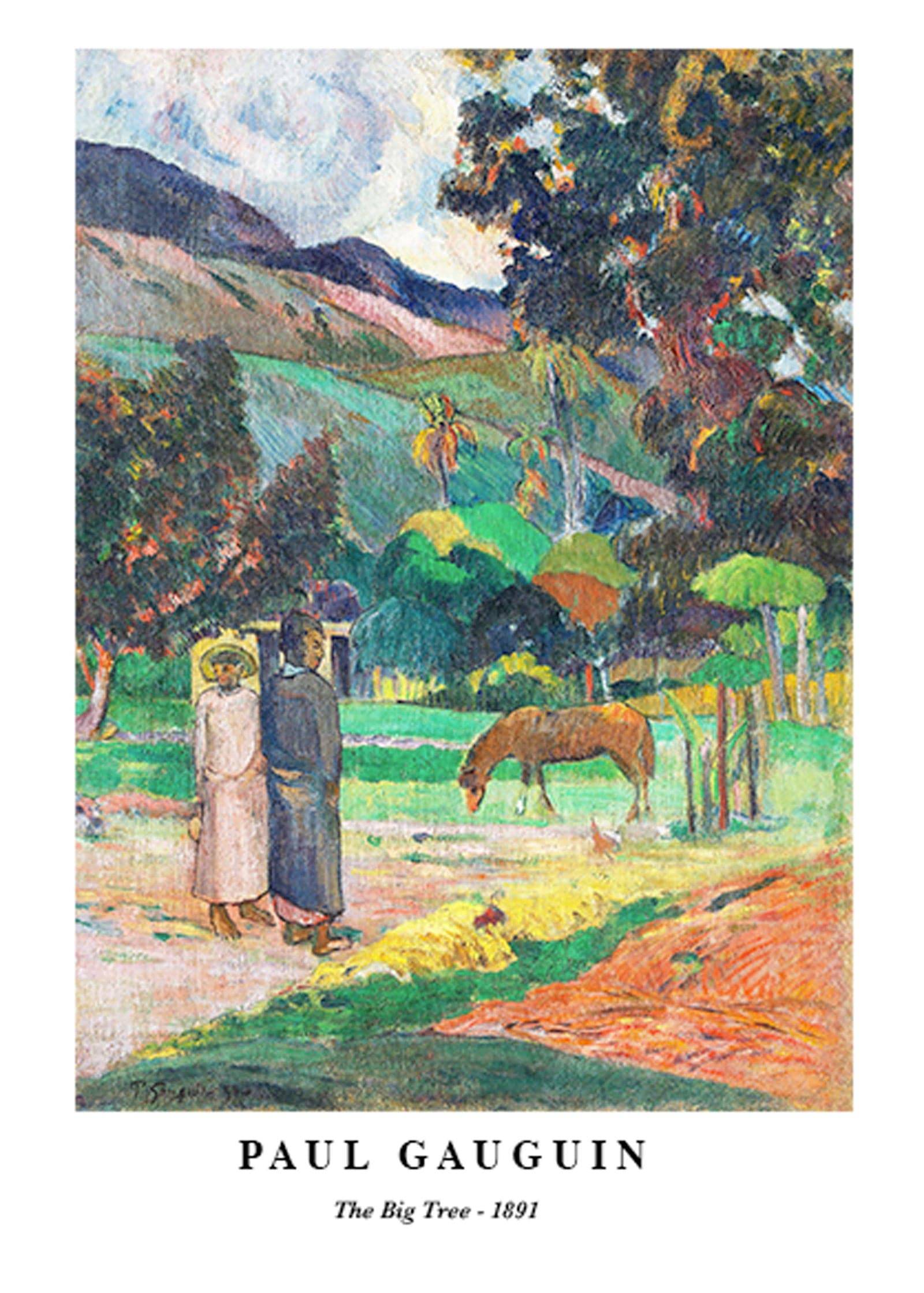 "Paul Gauguin- The Big Tree Poster"