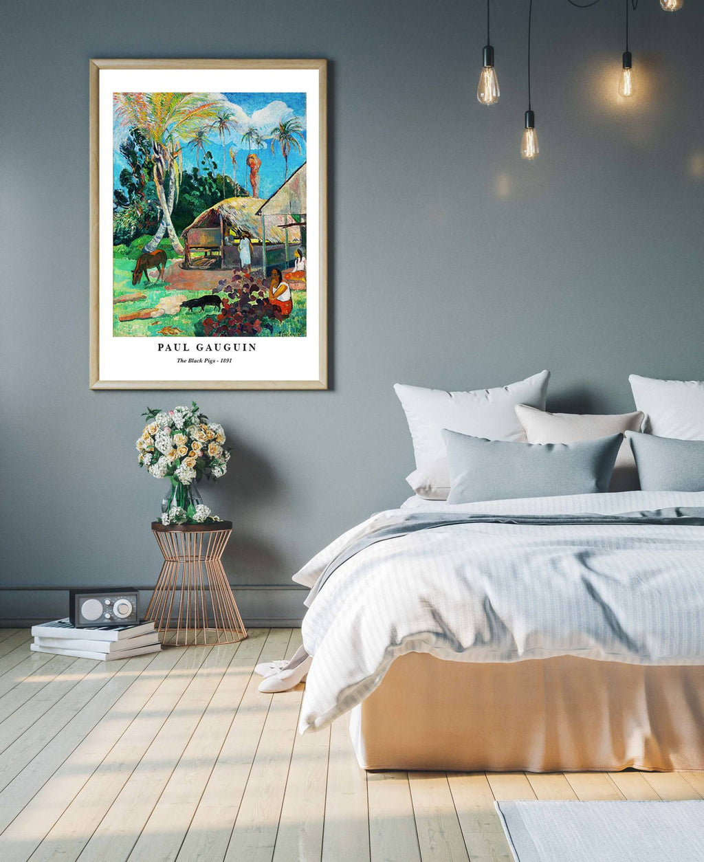 "Paul Gauguin - The Black Pigs Poster"