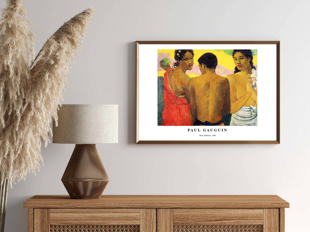 "Paul Gauguin - Three Tahitians Poster"