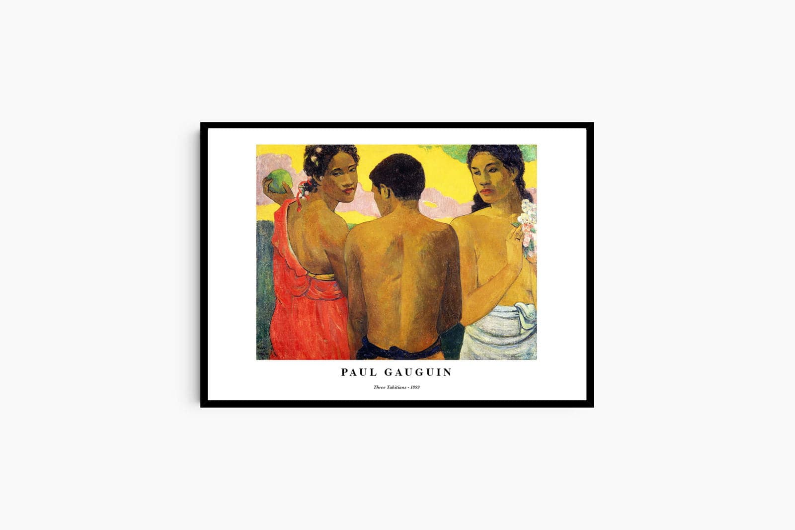 "Paul Gauguin - Three Tahitians Poster"