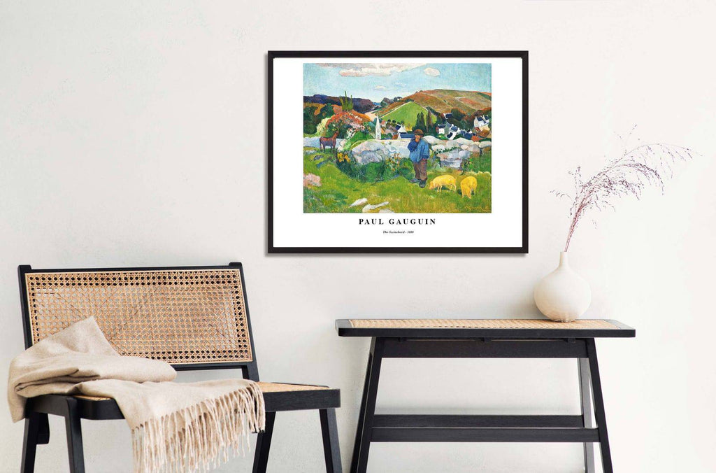"Paul Gauguin - The Swineherd Poster"