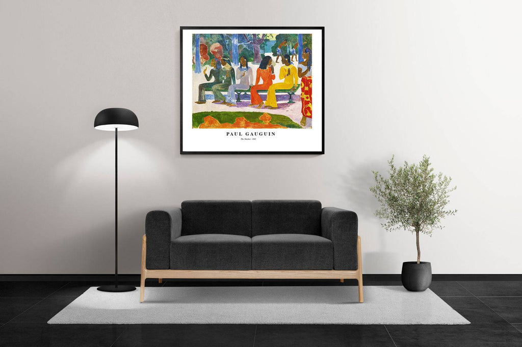 "Paul Gauguin - The Market Poster"