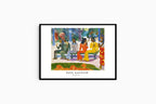 "Paul Gauguin - The Market Poster"