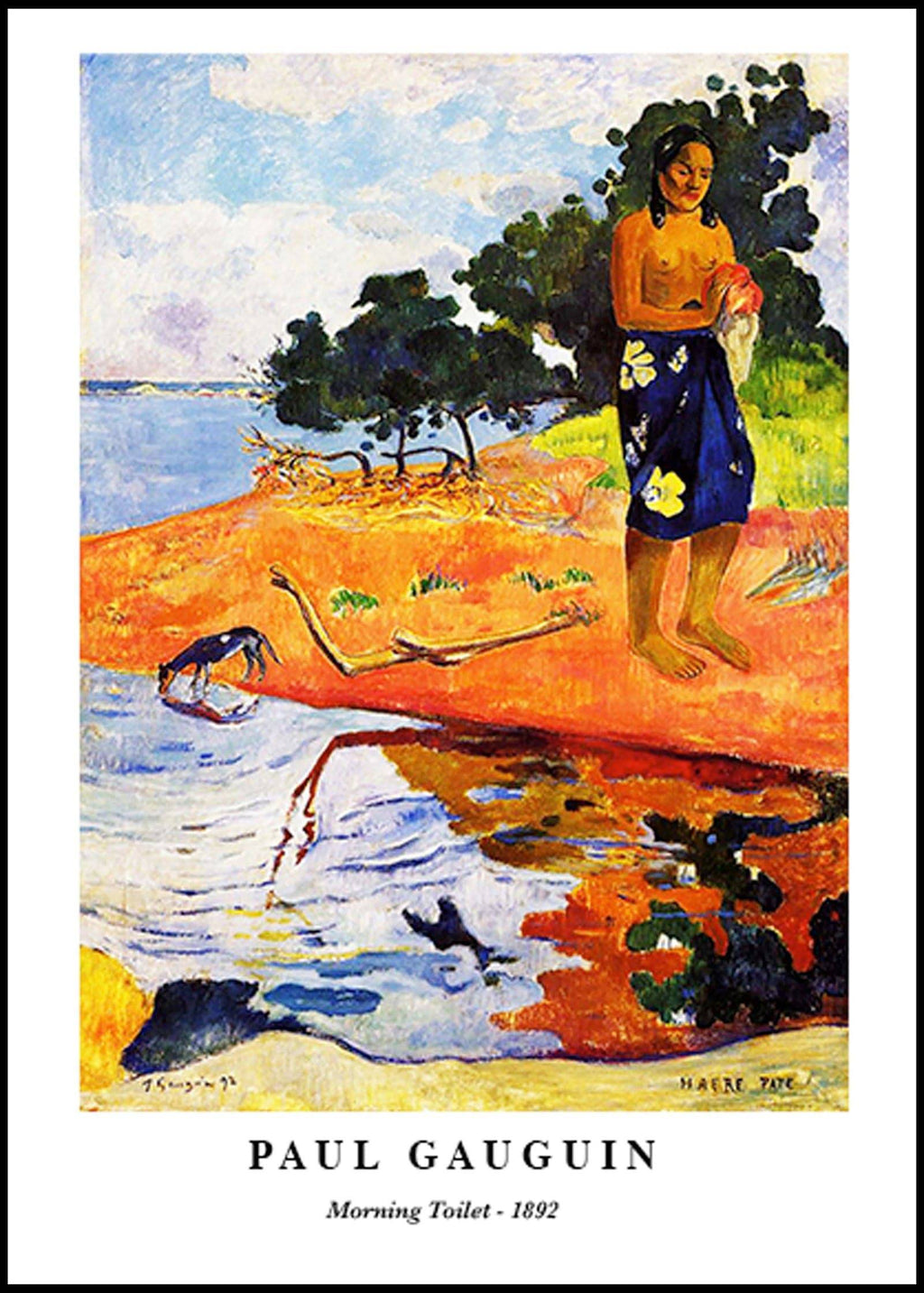 "Paul Gauguin - Morning Toilet Poster"