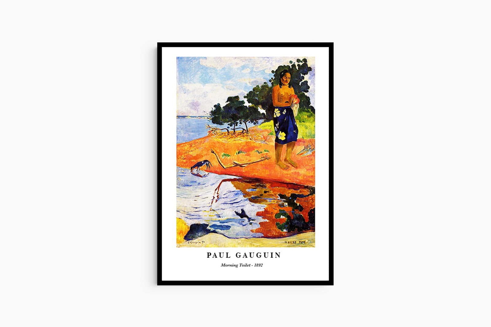 "Paul Gauguin - Morning Toilet Poster"