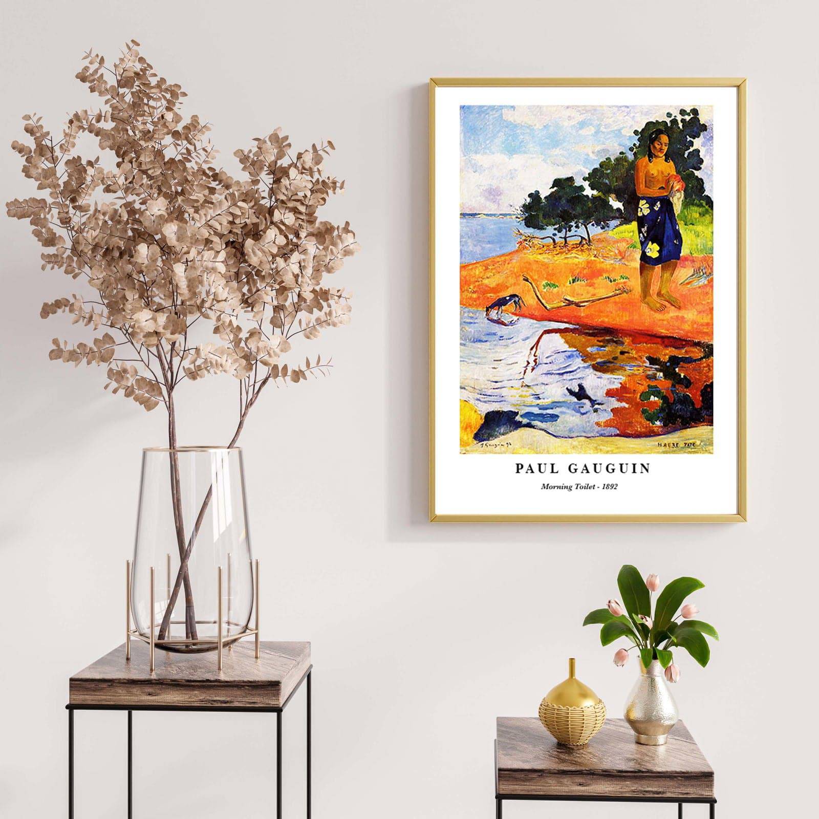 "Paul Gauguin - Morning Toilet Poster"