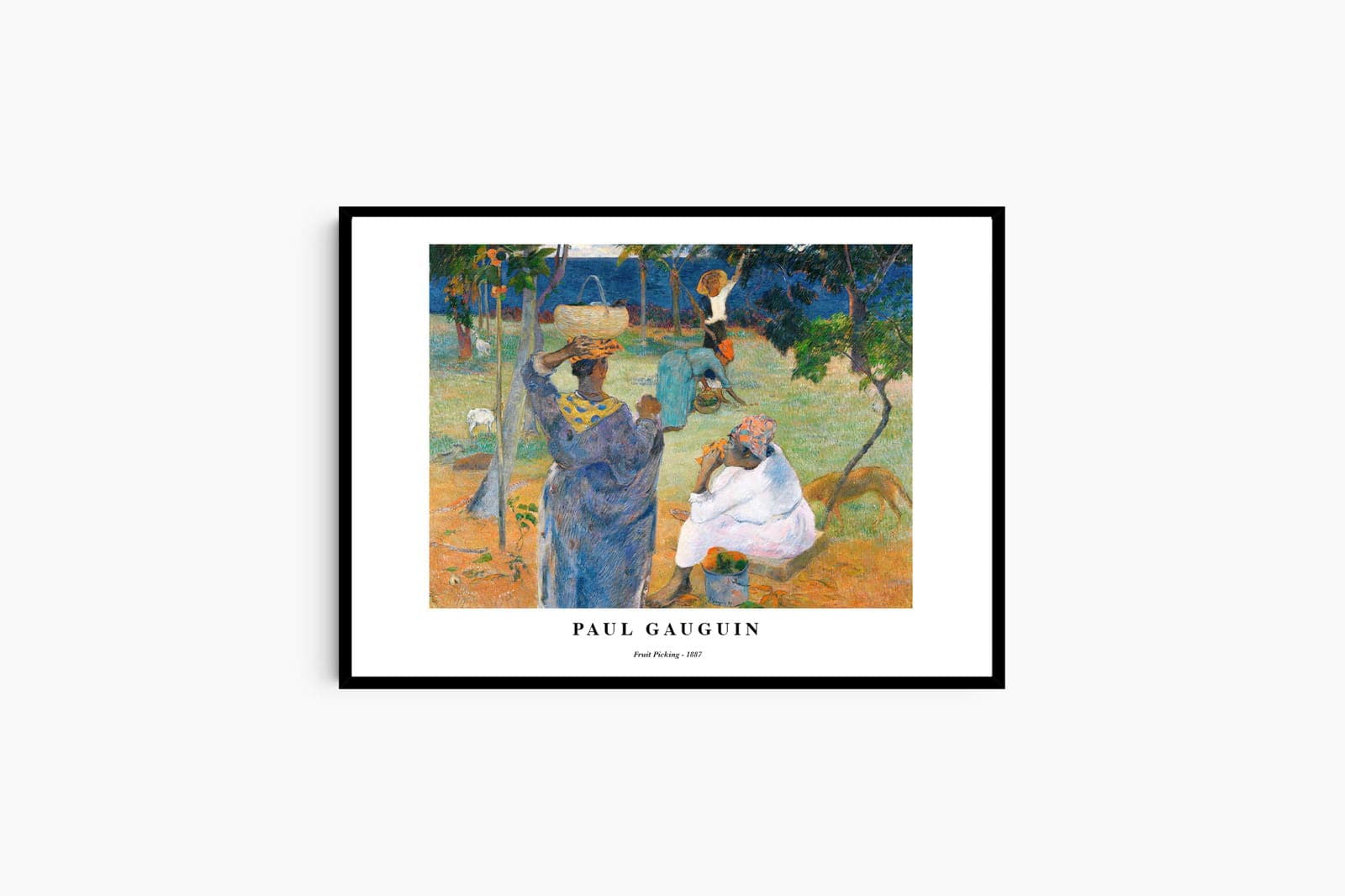 "Paul Gauguin - Fruit Picking Poster"